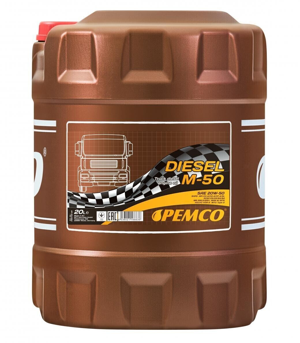 Pemco PM0702 DIESEL M-50 SHPD 20W-50 (20 l)