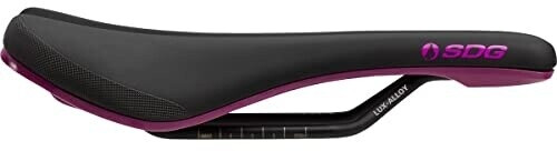 SDG Bel-Air 3.0 Saddle with Lux-Alloy Seat Rails black/lilac 2022 MTB