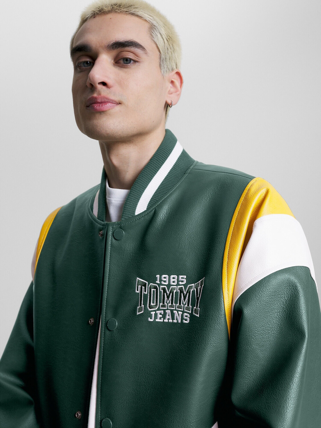 Tommy Hilfiger Relaxed Colour Blocked Back Logo Padded Letterman