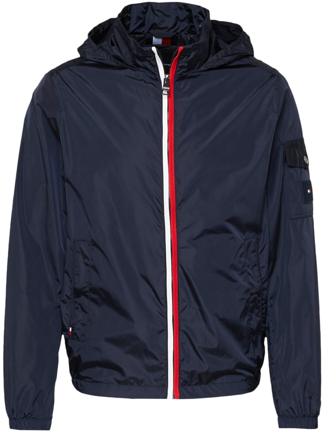 Image of Tommy Hilfiger Packable Logo Zip-Thru Regatta Jacket (MW0MW29945) desert sky