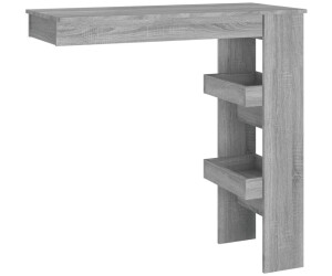 Wall mounted outlet bar counter