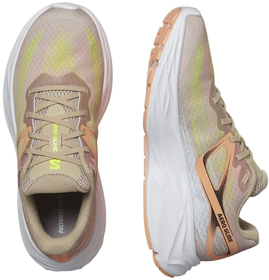 Salomon Aero Glide Running Shoes Beige Women