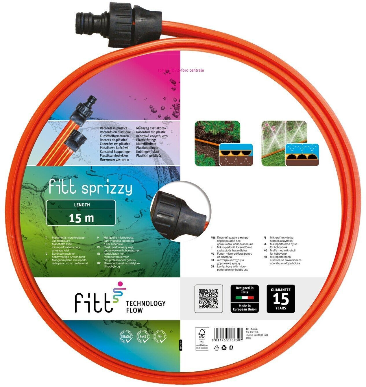 Fitt Sprizzy 15 m orange