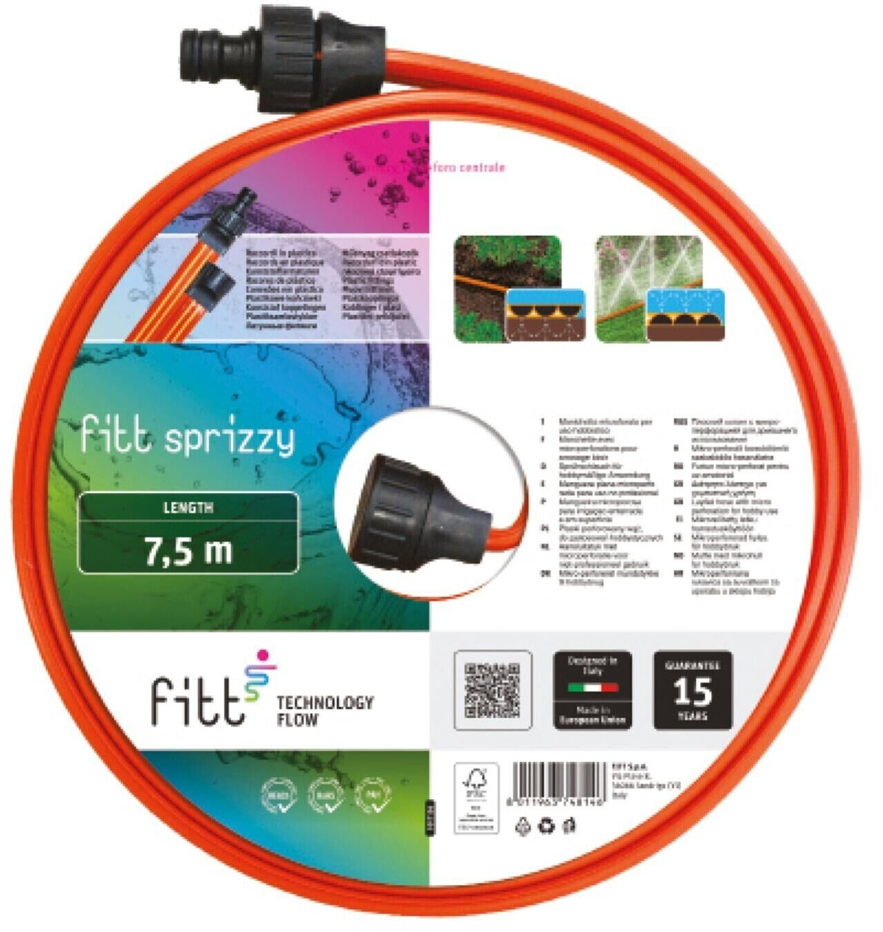 Fitt Sprizzy 7,5 m orange