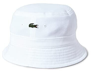 Lacoste Unisex Organic Cotton Bucket Hat white