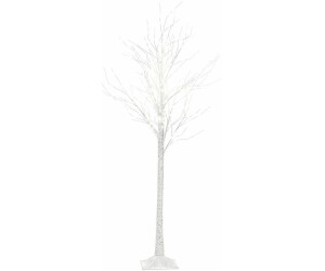 Beliani LED Baumform 190 cm Metall Lappi weiß (340549) ab 89,99 €