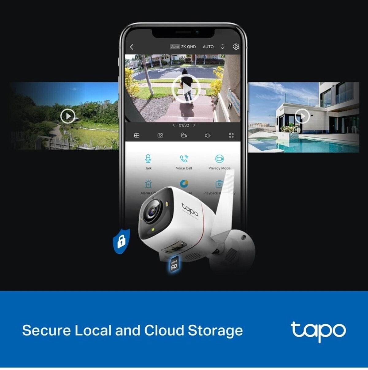 Camara Seguridad Ip Cloud Tapo C320ws 2k Wifi-eth Exterior Tp-link