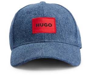 aus Jake-D 28,99 dunkelblau Hugo 50496311 Preisvergleich | mit ab € Baumwoll-Denim Style Cap - rotem bei Logo-Label
