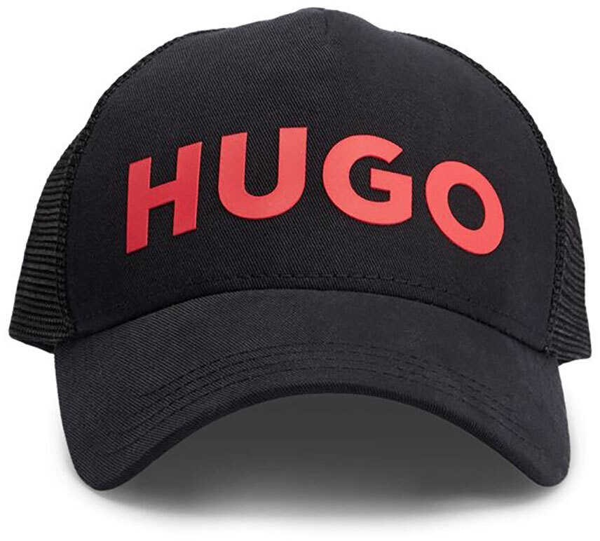 Hugo Cap 50496217 schwarz Preisvergleich Logo rotem Kody-BL ab mit | 28,99 - aus Baumwoll-Twill Style bei €