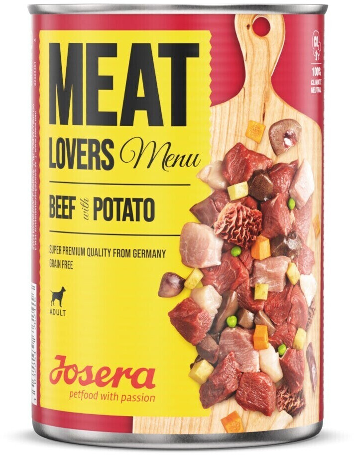 Josera Meat Lovers Menu Wet Dog Food Beef with Potato 6x800g