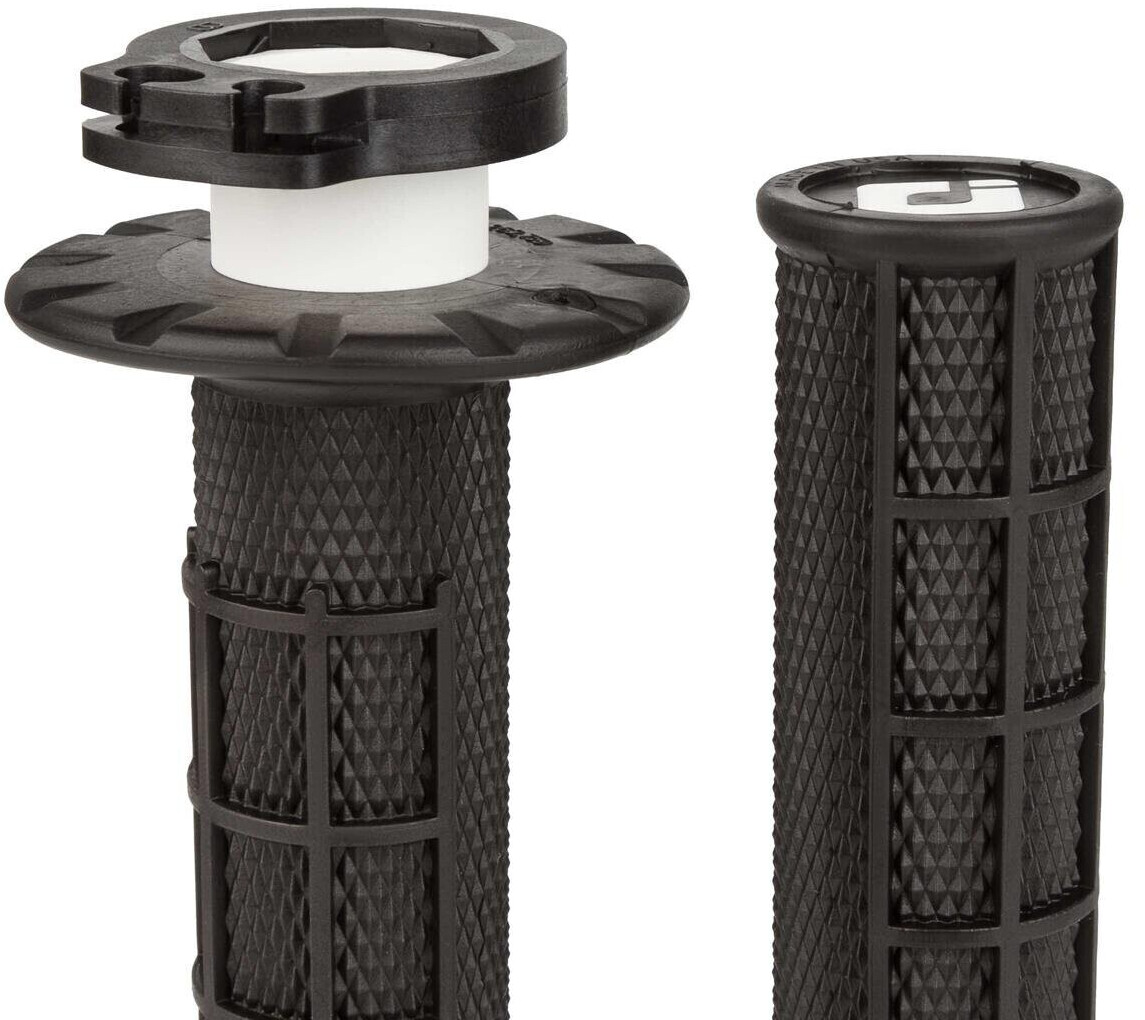 ODI Half Waffle Lock-On 2T/4T MX Grips black
