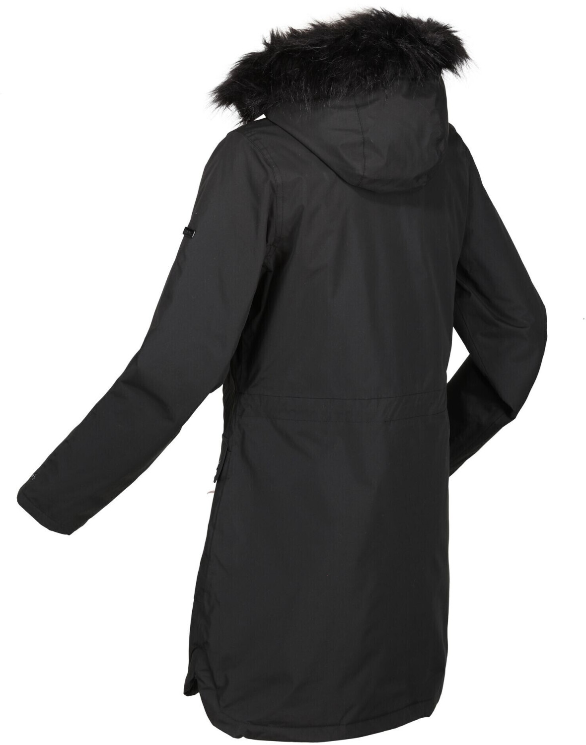 Women's serleena fur trimmed best sale waterproof insulated jacket black