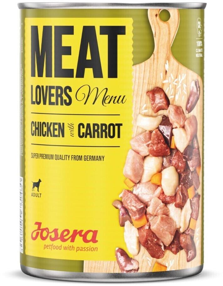Josera Meat Lovers Menu Dry Dog Food Chicken with Carrot 800g