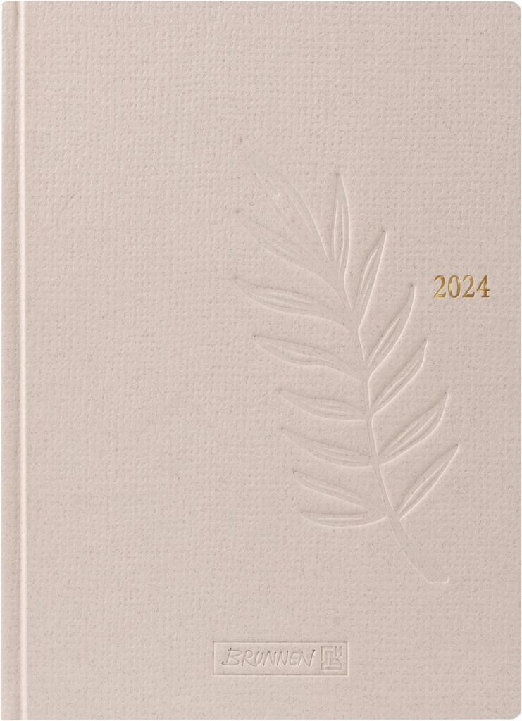 Brunnen Taschenkalender 2024 Modell 736 10x14cm Naturkarton hanf (1073668024) ab 3,92