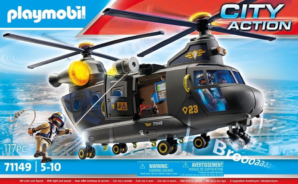 Playmobil city sale action helikopter