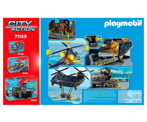 Hélicoptère de police et parachutiste 70569 - Playmobil 