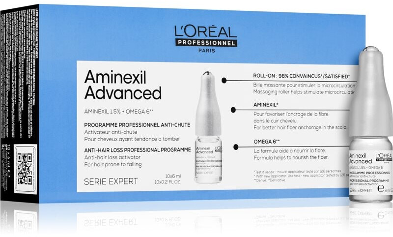 Photos - Hair Product LOreal L'Oréal Serie Expert Aminexil Advanced Ampoules  (10x6ml)