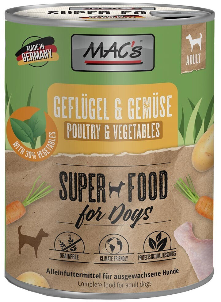 MAC's Dog wet food poultry & vegetables