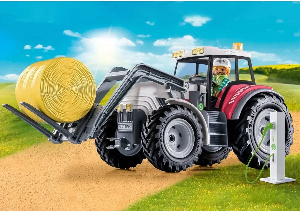 Soldes Playmobil Grand tracteur électrique (71305) 2024 au meilleur prix  sur