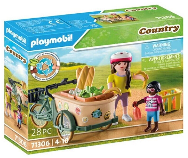 Playmobil 70132 - country la ferme - grande ferme avec silo et animaux - La  Poste