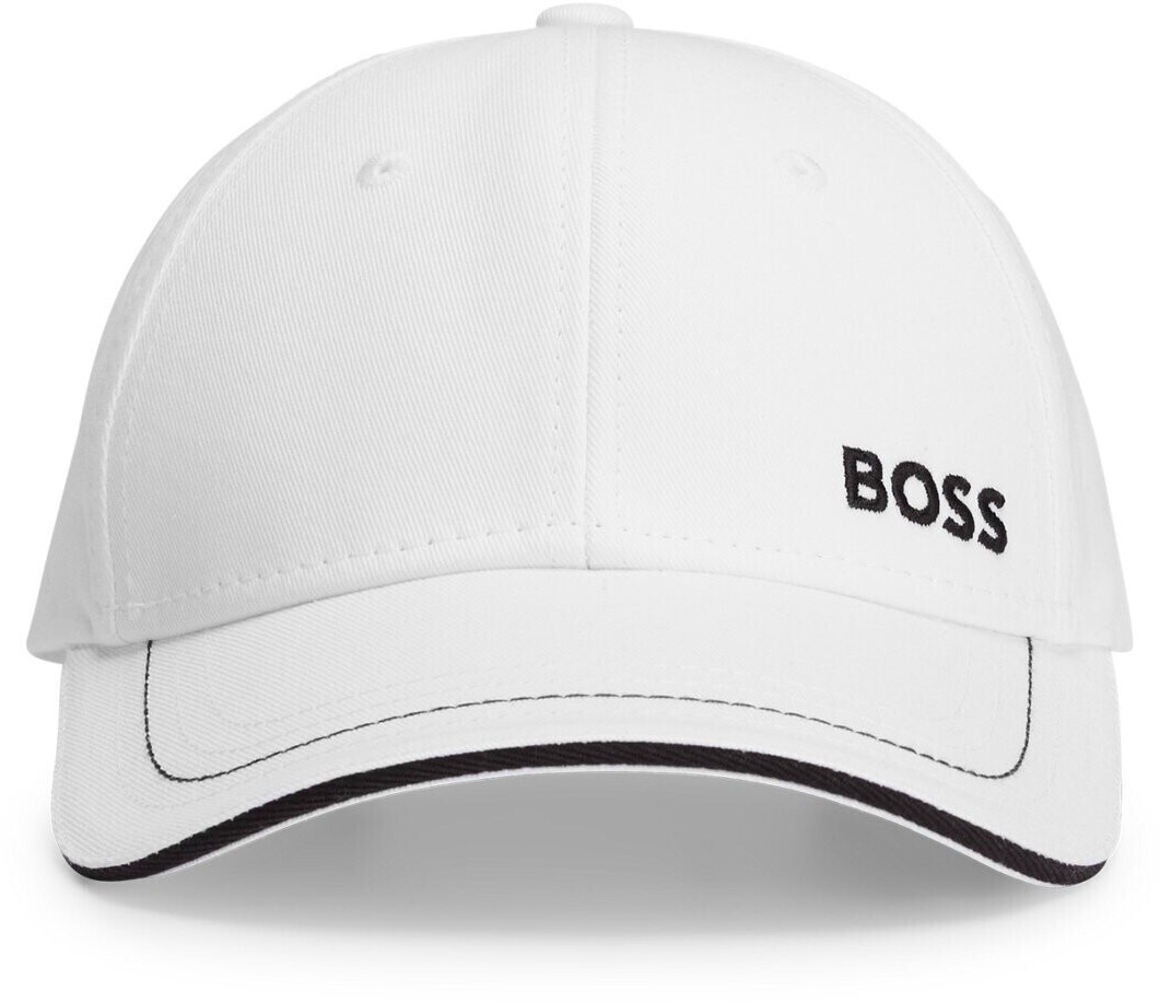 White hugo boss hat top