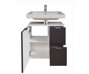 trendteam smart living Waschbeckenunterschrank Concept One 60x64x34 cm  graphit grau/weiß ab 135,99 € | Preisvergleich bei
