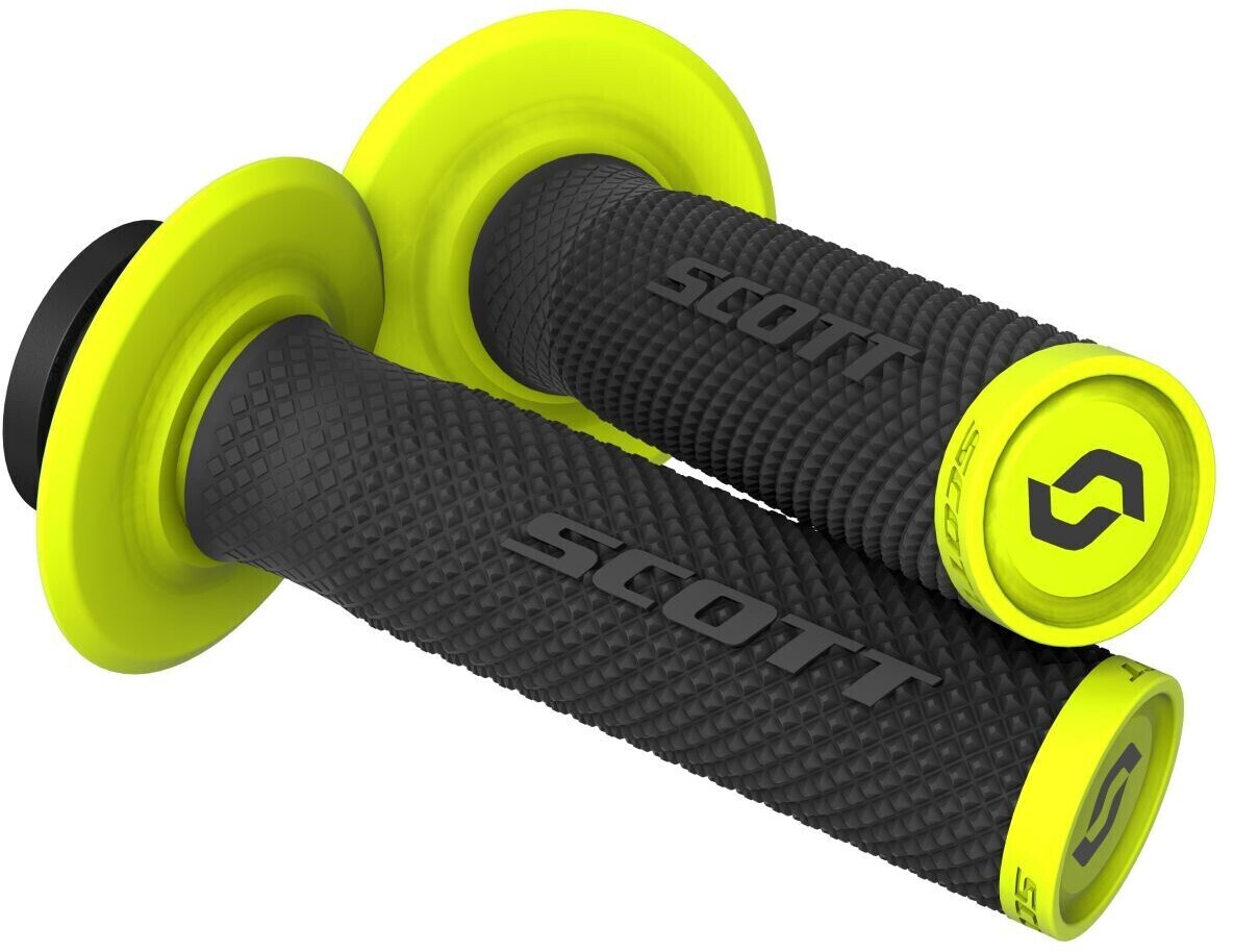 Scott SX II MX Motorrad Griffe inkl. Cam Set schwarz/gelb