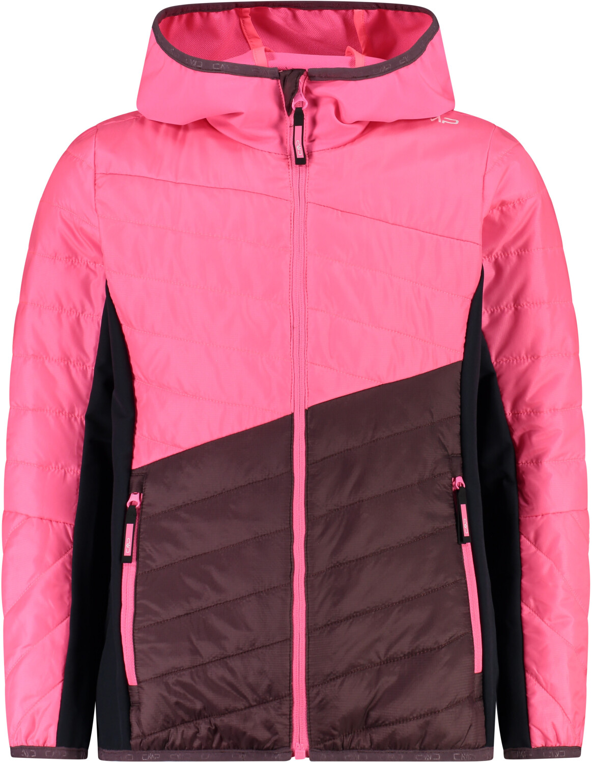 CMP Gilet Kids Impermeabile Hybrid Vest Fix Hood - Leggero E Pratico Gilet Bambini CMP