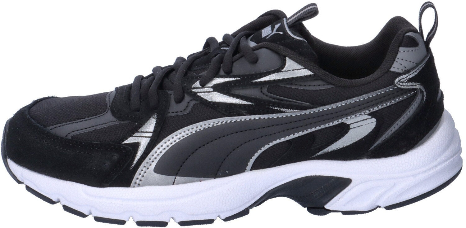 Puma Milenio Tech Suede black aged silver cool dark gray