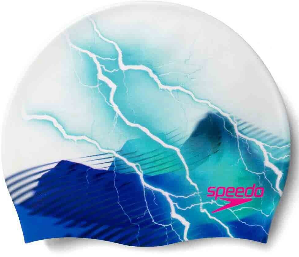 Photos - Other for Swimming Speedo Digital Printed Swimming Cap  blue (8-1352414648)