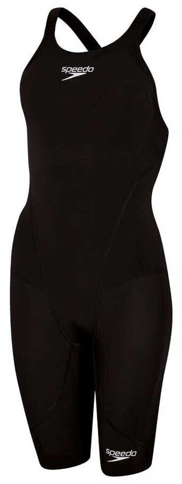 Speedo Fastskin Lzr Ignite Kneeskin Open Back Competition Swimsuit Women (8-134370001) black