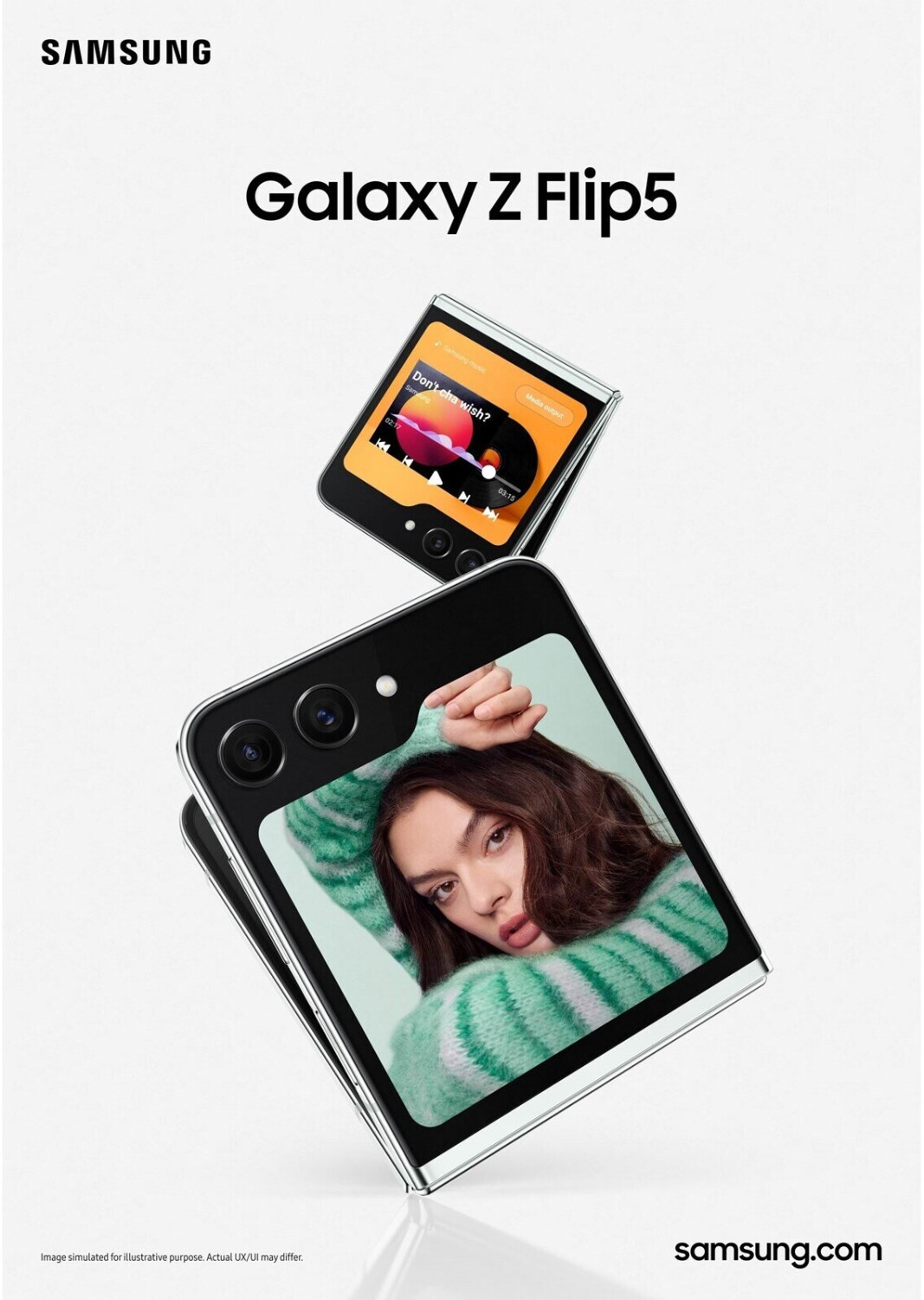 Dimprice  Samsung Galaxy Z Flip 5 5G Smartphone (8+256 GB) - Graphit