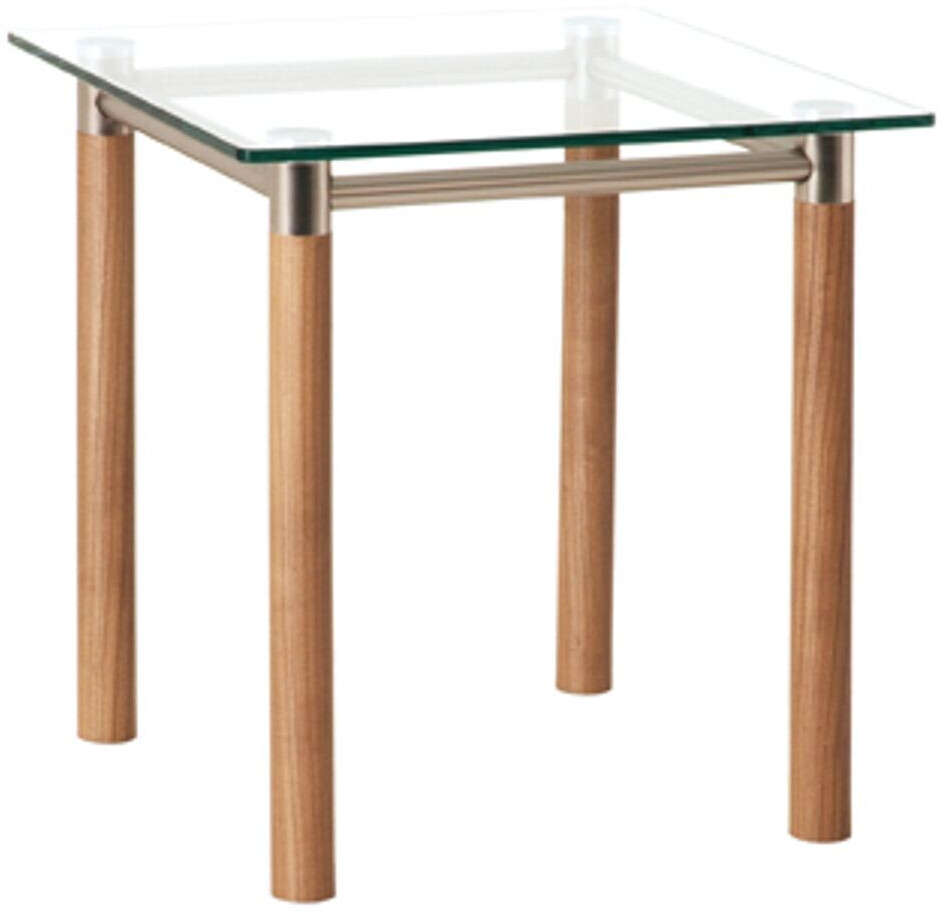 HAKU Side table nickel-plated-satin-noce 42 cm x 42 cm x 43 cm- 42669