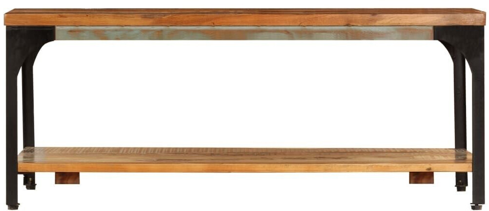 Photos - Coffee Table VidaXL  with shelf 100x60x35 cm solid old wood 