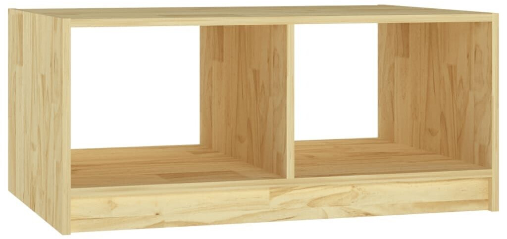 vidaXL Coffee table 75x50x33.5 cm solid pine wood