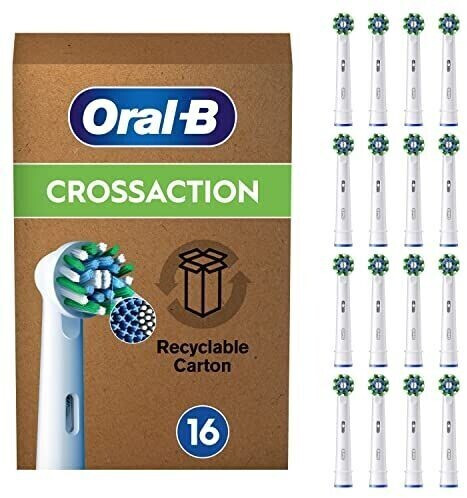 Photos - Electric Toothbrush Oral-B Pro CrossAction Replacement Toothbrush  (16 pcs)