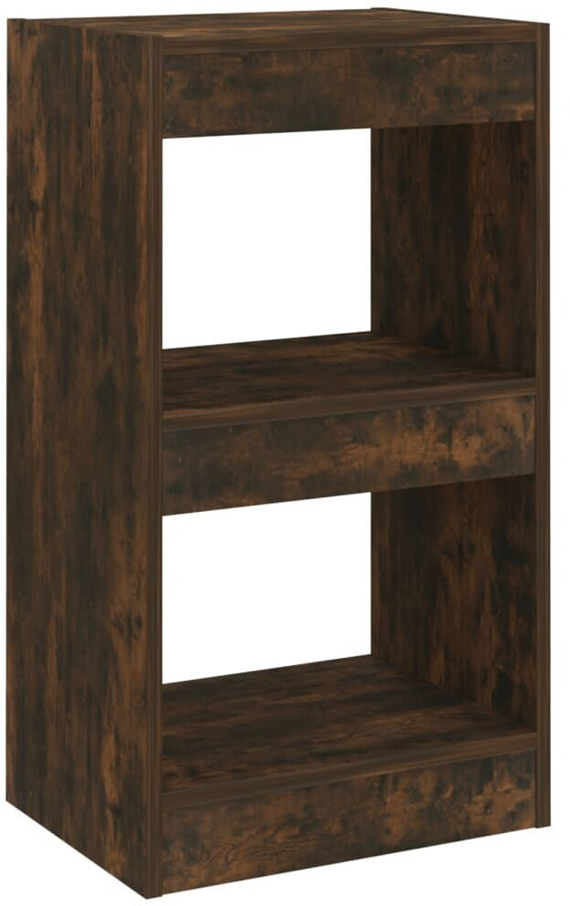 vidaXL Bücherregal/Raumteiler Räuchereiche 40x30x72 cm