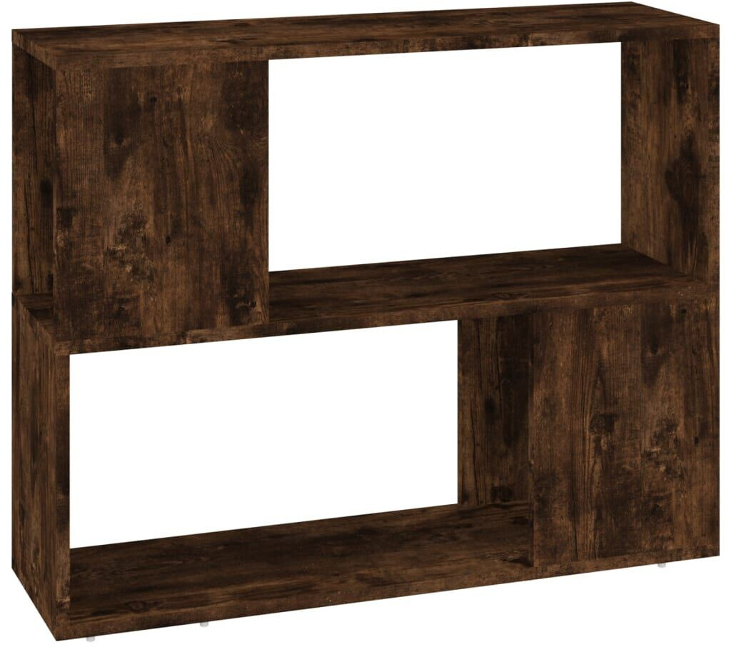 vidaXL Bücherregal/Raumteiler Räuchereiche 80x24x63 cm