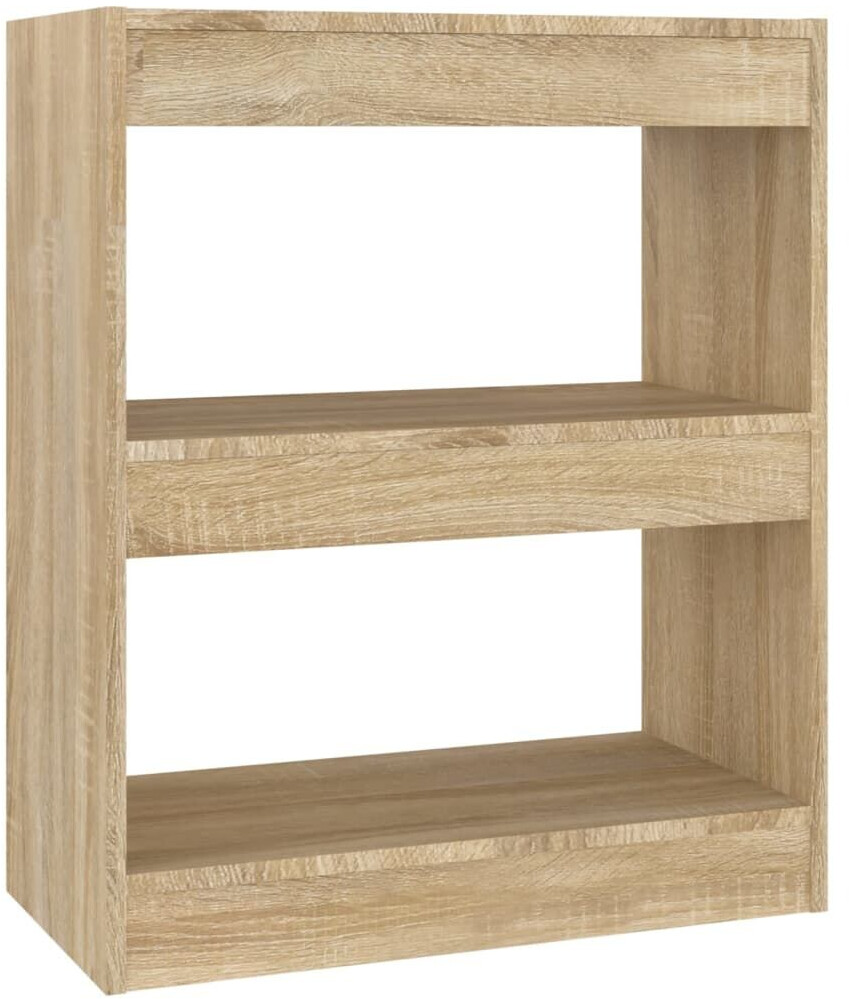 vidaXL Bücherregal/Raumteiler Sonoma-Eiche 60x30x72 cm