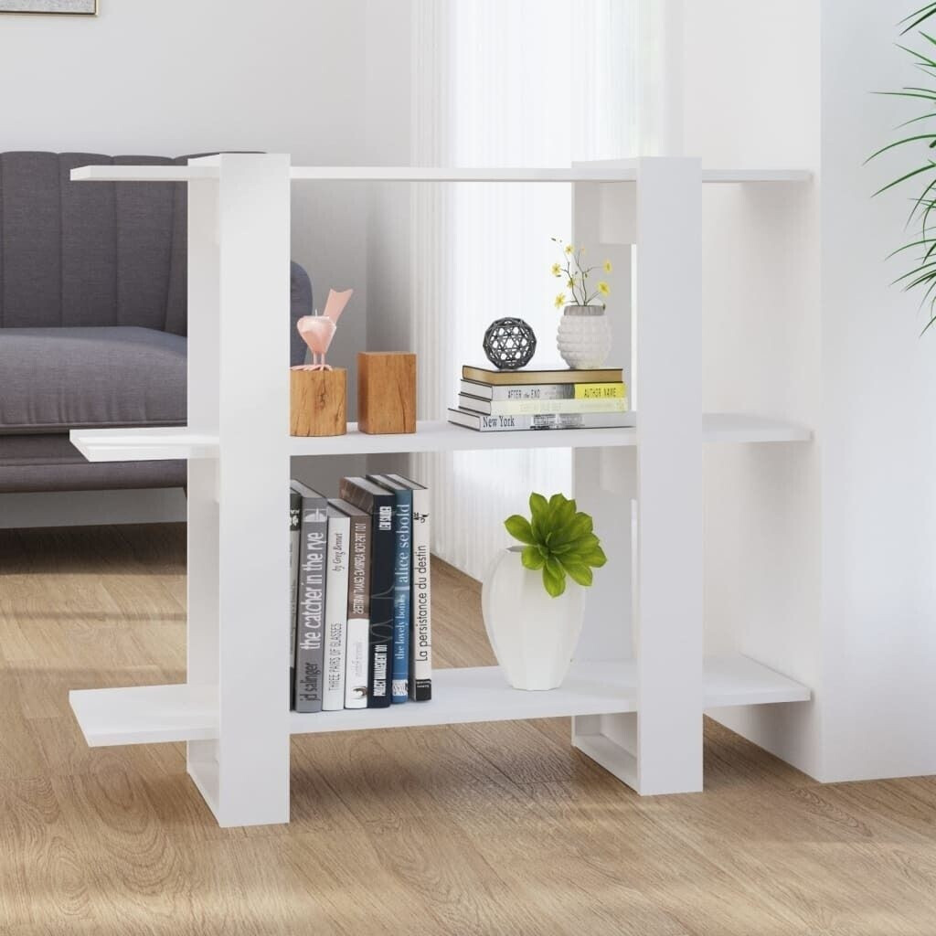 furnicato Bücherregal Bücherregal/Raumteiler Hochglanz-Weiß 40x30x72 cm furnicato Bücherregal Bücherregal/Raumteiler Hochglanz-Weiß 40x30x72 cm