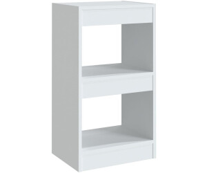 vidaXL Bücherregal/Raumteiler Weiß 40×30×72cm
