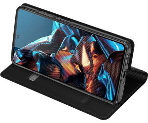 Dux Ducis Skin Pro funda de ecopiel para Xiaomi Poco M6 Pro/Redmi 12/Redmi  12R - negra - ✓