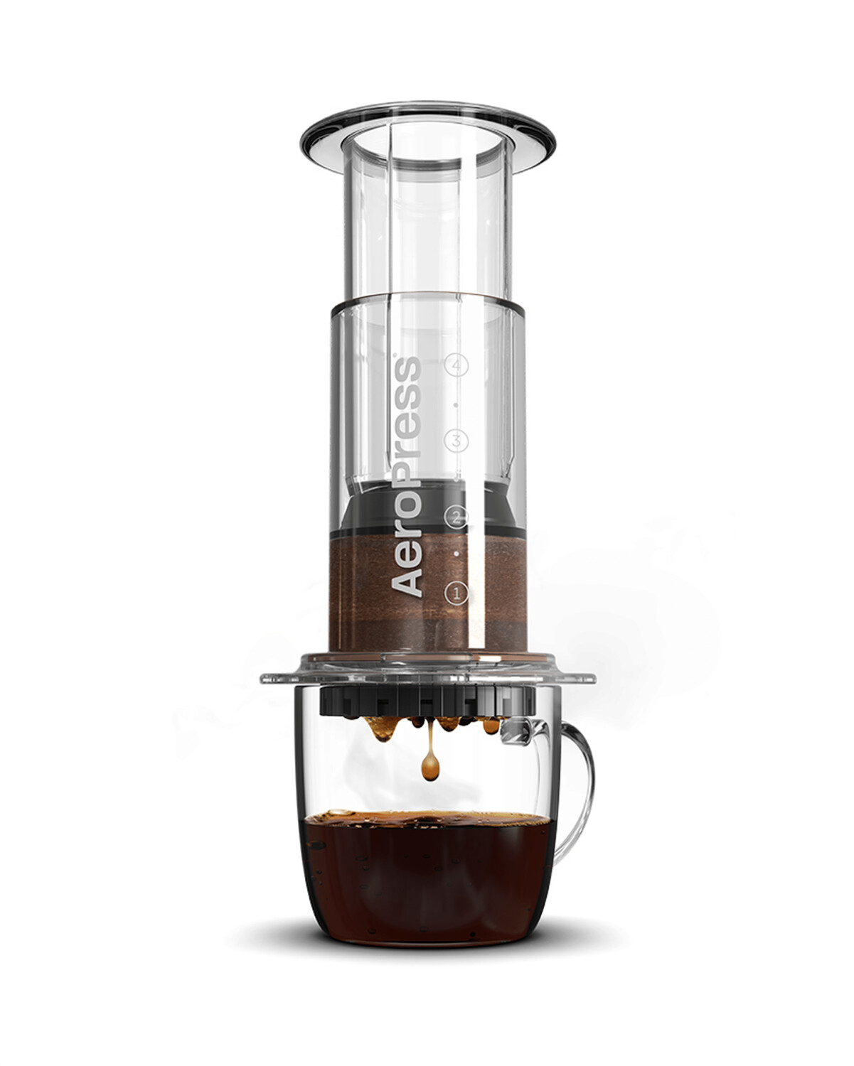 AeroPress Coffee Maker Clear inkl 100 Filters