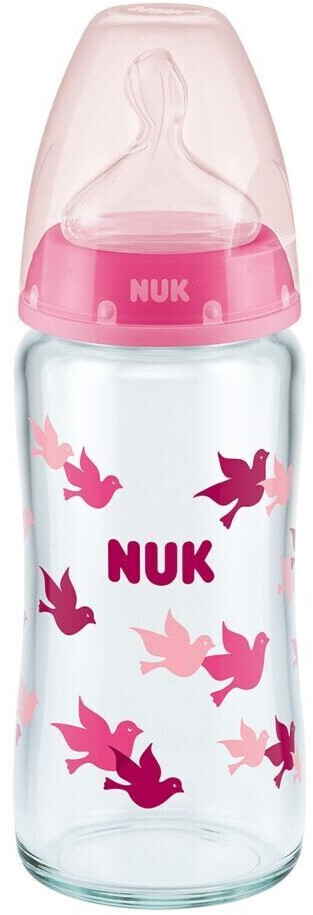 NUK First Choice+ Babyflasche Set 300ml - 2 Stück Mit Temperatur Anzeige