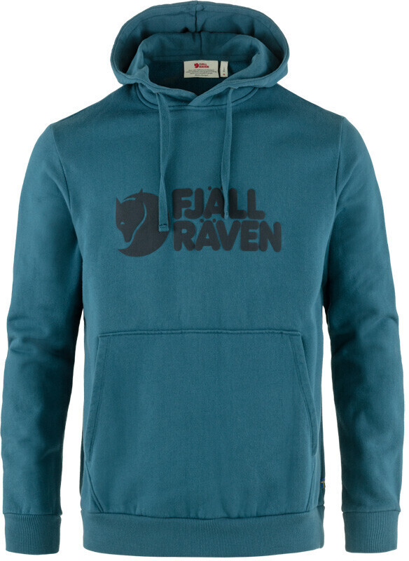 Fjällräven Logo Hoodie M (84144) deep sea