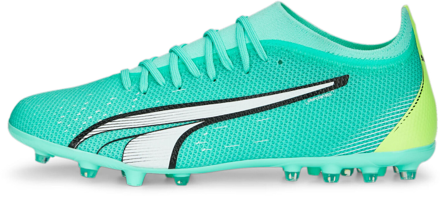 Photos - Football Boots Puma Ultra Match MG  electric peppermint/white/fast yellow (107219)