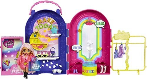 Barbie Extra Minis Boutique set with doll and accessories HHN15