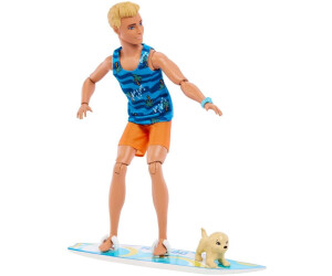 Barbie Ken with surfboard (HPT50) au meilleur prix sur
