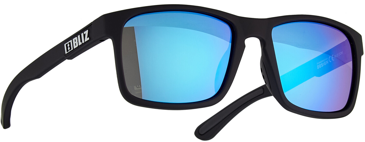 Photos - Sunglasses Bliz Eyewear  Eyewear Luna black/smoke w blue multi 