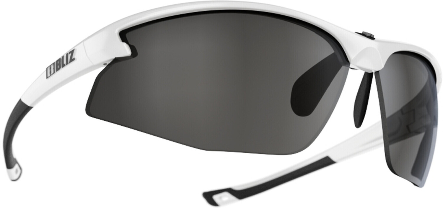 Photos - Sunglasses Bliz Eyewear  Eyewear Motion white/smoke w silver mirror 